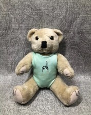Vintage Stuffed Teddy Bear Plush 12 Tender Heart Treasures posable Gymastics