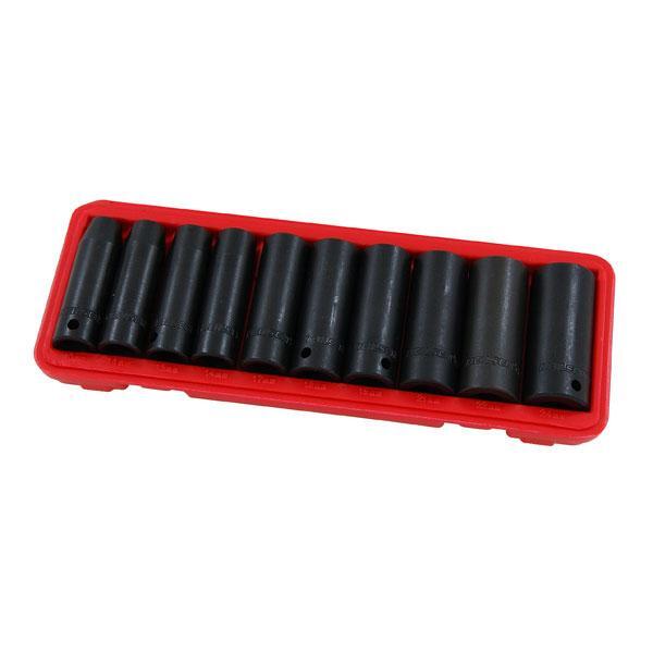 Socket Set - 10 Piece 1/2in. Drive Deep Impact (Genuine Neilsen CT0814)
