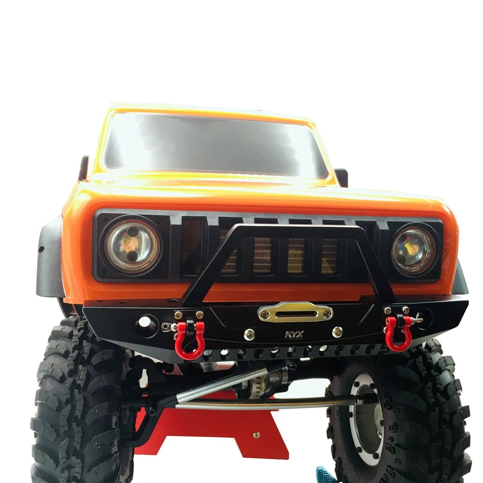 KYX Metal Front Bumper w/ Bull Bar for Traxxas TRX-4 AX SCX10 II  Redcat GEN8  - Image 3 of 4