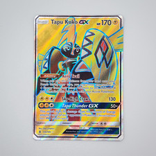 Pokémon TCG: Tapu Koko GX 135/145 SM Guardians Rising Ultra Rare Holo EN
