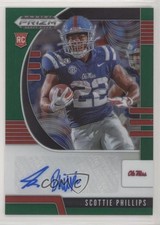 2020 Panini Prizm Draft Picks Rookies Green Scottie Phillips #200 Auto ke4