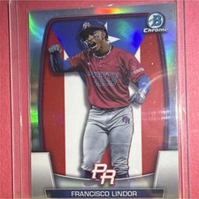 Topps 2023 Bowman Chrome Refractor /499 Francisco Lindor Puerto Rico #WBC-77