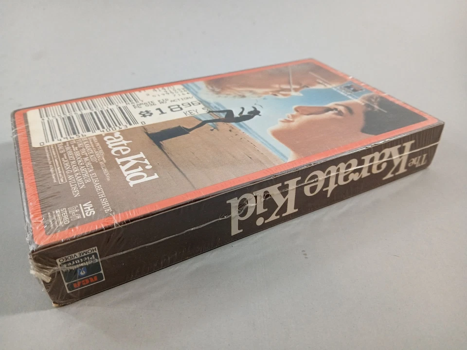 1985 The Karate Kid SEALED VHS Red Border & Karate Kid 2 Side Loader (open) - Image 4 of 4
