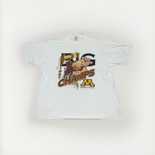 Vintage 1997 Minnesota Golden Gophers B10 Champs Tee Sz XL single stitch