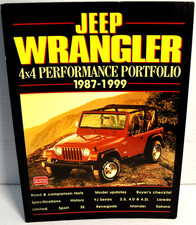 Jeep Wrangler 4x4 Performance Portfolio 1987-1999 Brookland Road Tests Vg Jeep Wrangler 4x4 Performance Portfolio 1987-1999 Brookland Road Tests Vg