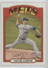 2021 Topps Heritage SP Action Image Variation Jacob deGrom #99