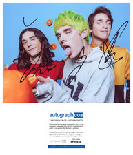 WATERPARKS AWSTEN KNIGHT +2 SIGNED AUTOGRAPH 8x10 PHOTO w/EXACT PROOF & ACOA COA