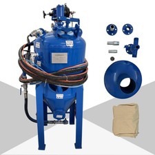Wetdry 79.2 Gal Abrasive Blasting Machine For Rustpaint Removal 40-60 Mesh