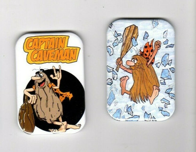 CAPTAIN CAVEMAN   2  REFRIGERATOR MAGNET  2'' X 3''  WITH ROUNDED CORNER