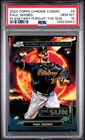 Graded 2024 Chrome Cosmic Paul Skenes #6 Planet Pursuit Sun Baseball Card PSA 10