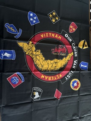 Vietnam Veteran Flag Our Cause Was Just