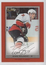 2006-07 Upper Deck Bee Hive Red Facsimile Signature Dion Phaneuf #88 0i6