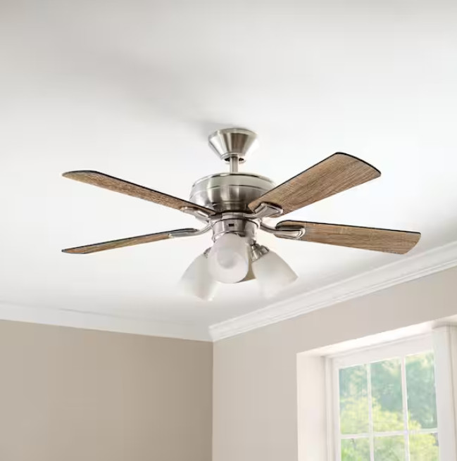 Led Indoor Ceiling Fan W/ Light