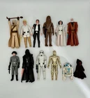 Kenner Star Wars 1977 Original; 12 Figures: C-3PO, Chewbacca, Darth Vader etc..