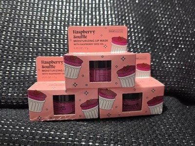 ALL NEW Global Beauty Care Lip Mask in Raspberry Soufflé Lot Of 3 bundle