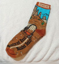 2026 Krewe of Bacchus Manifest Destinty Mardi Gras Socks