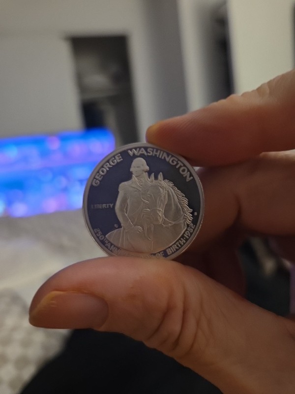 1982 george washington commemorative half dollar 90% Silver