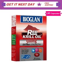 Image of Bioglan Red Krill Oil 500mg High in Omega-3 | EPA & DHA | 30 Capsules
