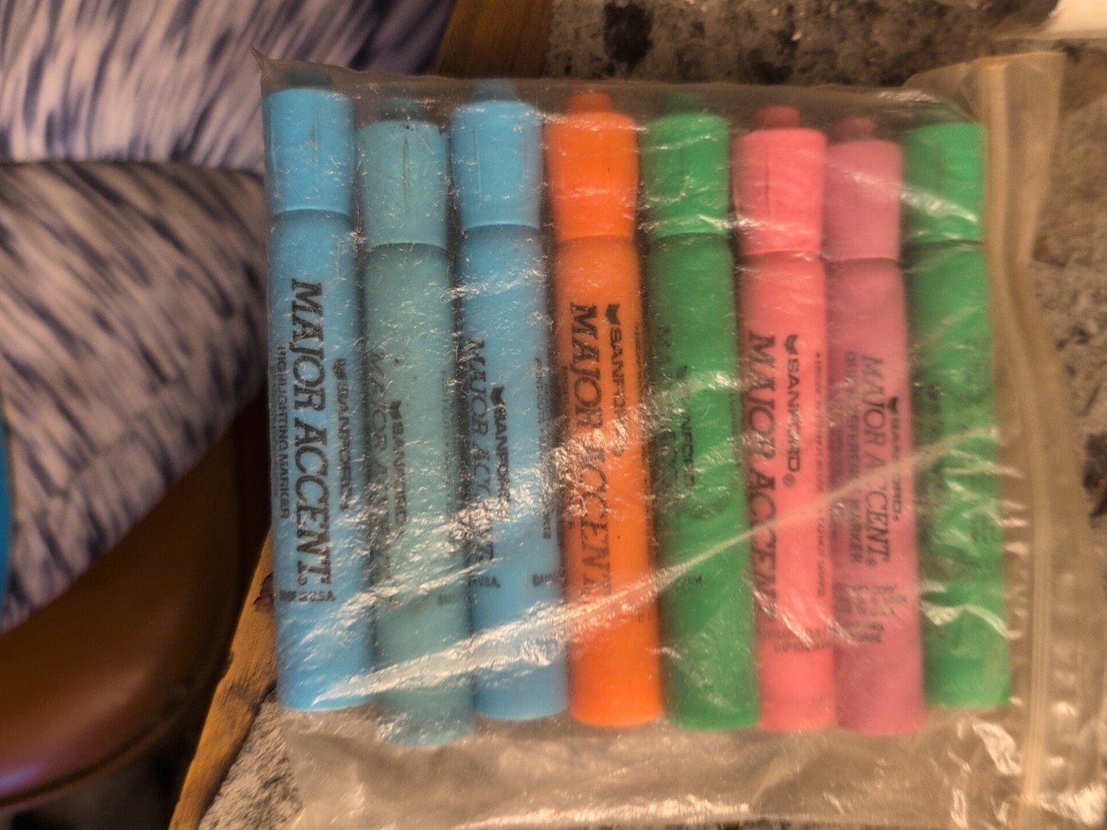S Lot Of 8 Green, Blue, Pink