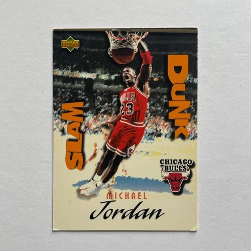 1997 Upper Deck Slam Dunk #SD22 Michael Jordan Chicago Bulls Card