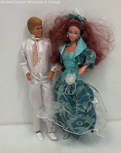 Vintage Mattel ( 1966 ) Barbie & (1968 ) Ken Prom Dolls