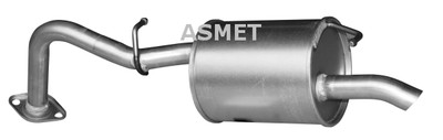 ASMET 20.020 Rear Muffler for Toyota