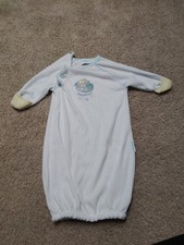 Vintage Baby B'gosh Noah's Ark Animals Baby Gown Newborn Rare HTF