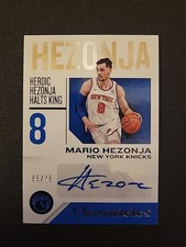 2018 Chronicles Signatures Mario Hezonja Auto #CS-MH /75