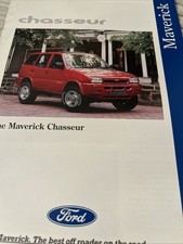 Ford Maverick Chasseur Sales Info Brochure Frameable 1994