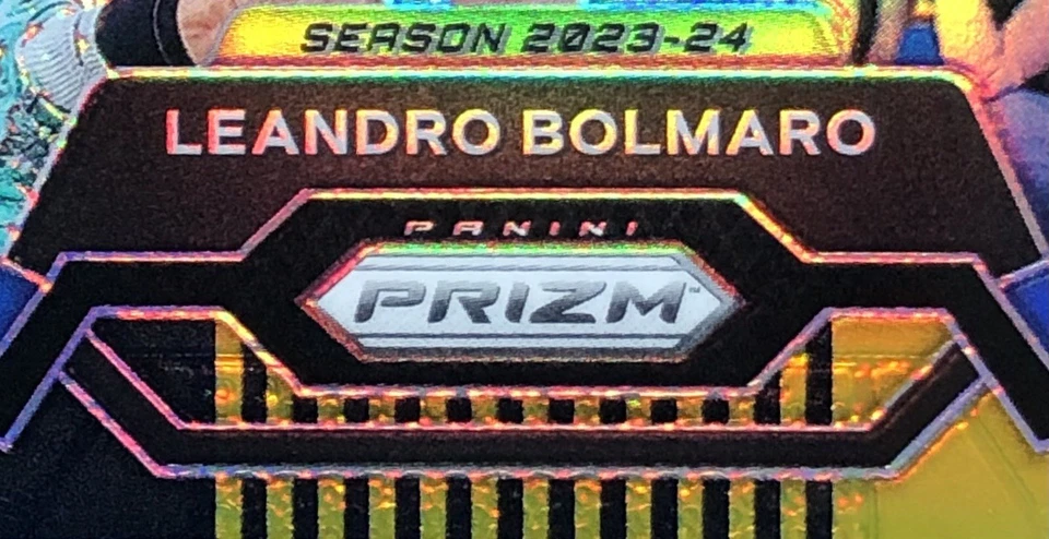 2023-24 Prizm Turkish Airlines EuroLeague Leandro Bolmaro /5 BLACK GOLD SSP #106 - Image 4 of 4