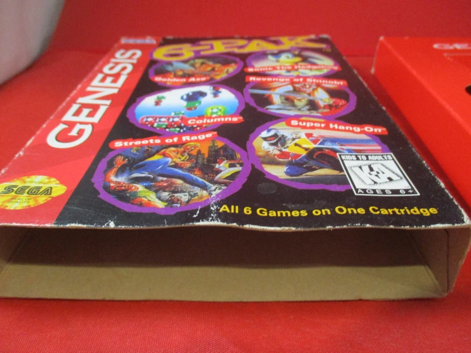 Pacote com 6 (Sega Genesis) COMPLETO com Caixa Manual Jogo FUNCIONA! - Imagem 3 de 4
