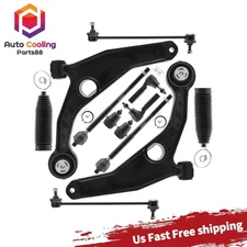 12Pc Front Lower Control Arm Sway Bar Suspension Kit For 2009-2015 Dodge Journey