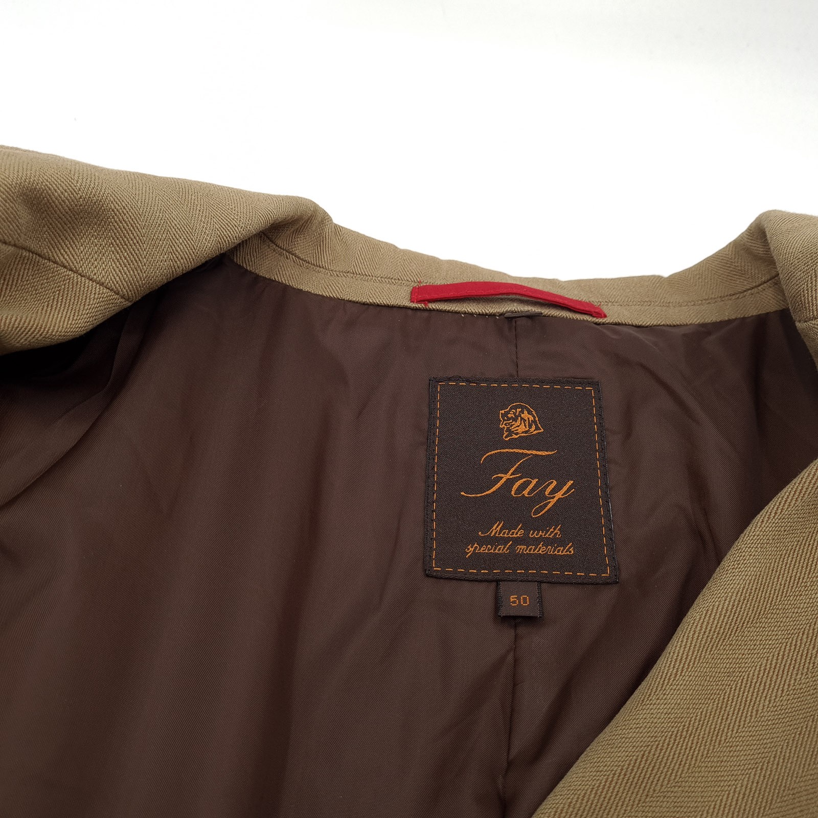 Vintage Fay Blazer Jacket Men Casual Smart Coat Made in Italy Cotton Ki2 Size 50