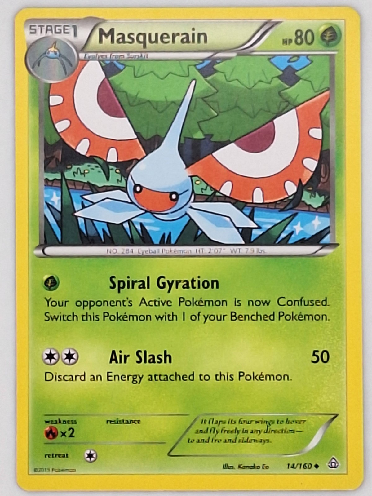 Masquerain 14/160 Pokemon - XY Primal Clash MP