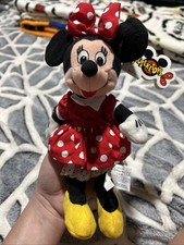Disney Vintage Minnie Mouse Mini Bean Bag 7" Plush with Original Tags Rare