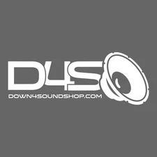 D4S Down4Sound Vinyl Sticker Decal