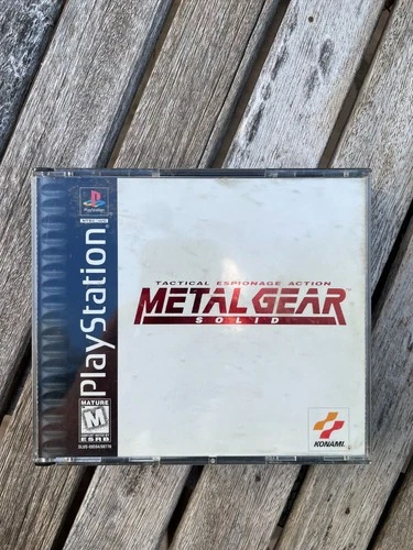 Metal Gear Solid (Sony PlayStation 1, 1999) with Konami registration