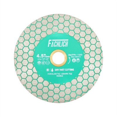 FACHLICH 1pc 115mm Hex-shape Segment Cutting Grinding Disc for Porcelain Tile