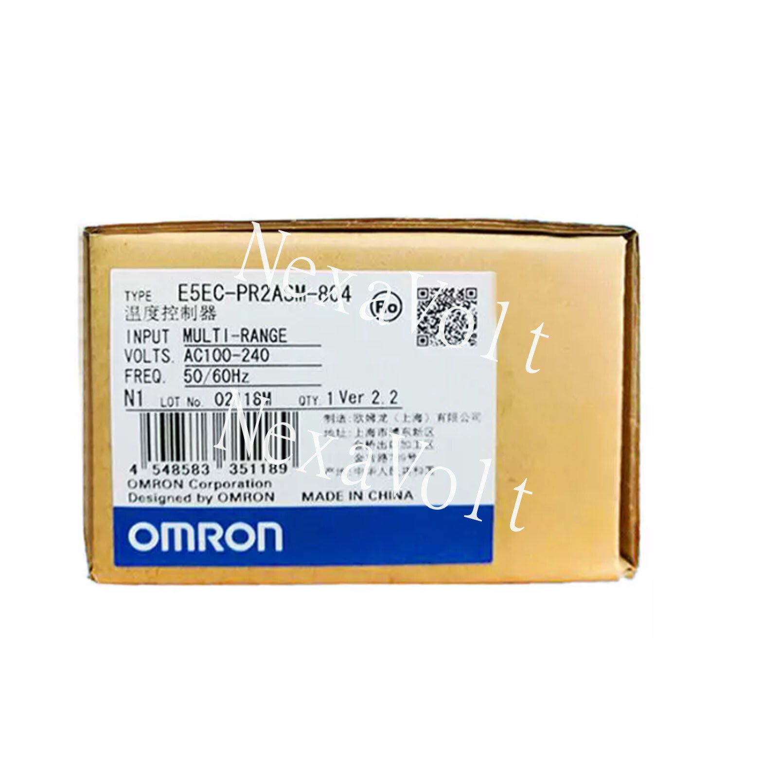 New Omron E5EC-PR2ASM-804 Thermostat in box