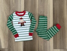 Hanna Andersson Boys Size 5 Peanuts Charlie Brown Christmas Long John Pajama Set