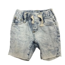 Gap Toddler Pull On Light Wash Denim Jean Shorts Size 12-18 Months