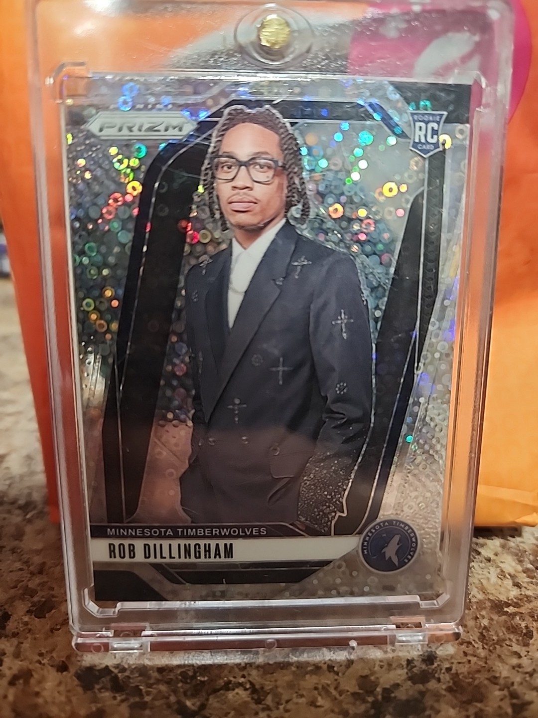 2024-25 Panini Prizm - Robert Dillingham #250 Fast Break Prizm (RC)