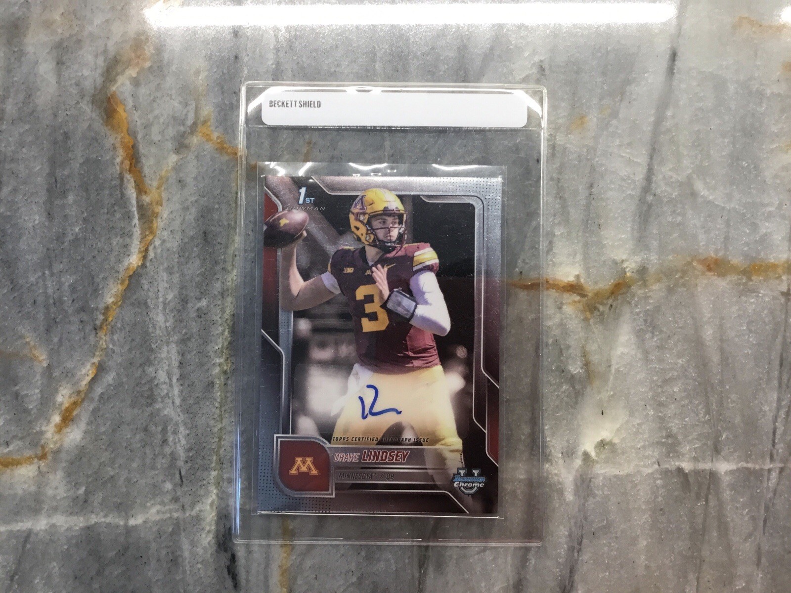 2025 Bowman U Chrome - Prospect Autographs Drake Lindsey (AU, RC) BCA-DLI