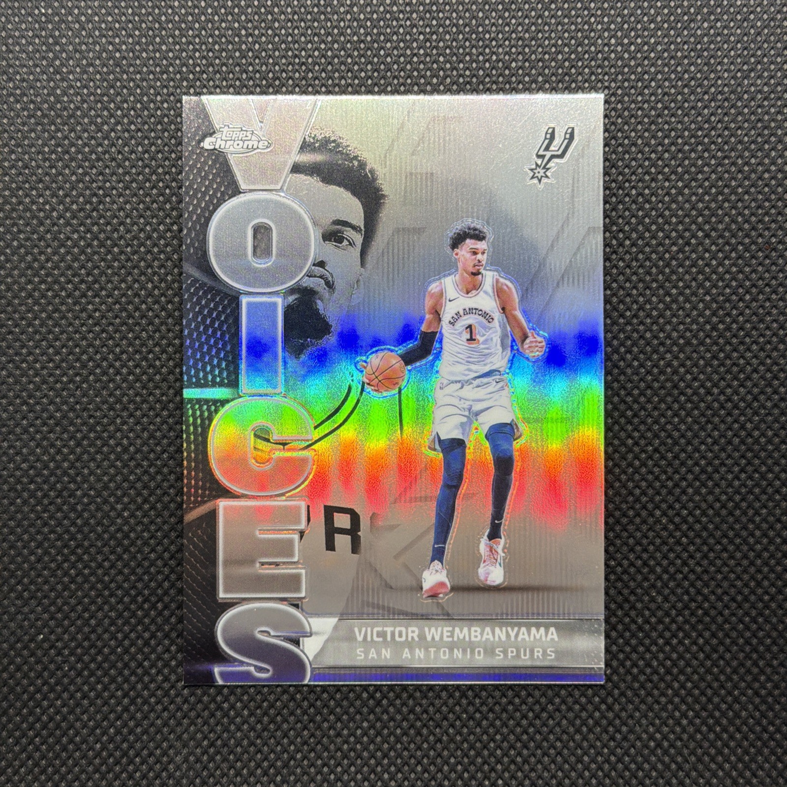 2025-26 Chrome Voices Victor Wembanyama #VS-1 Refractor