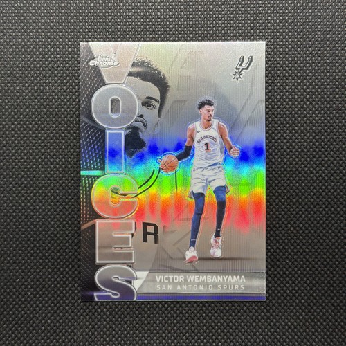 2025-26 Topps Chrome Victor Wembanyama Voices #VS-1 Refractor Spurs NBA