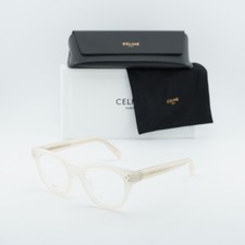 NEW Celine CL50109I 025 Ivory 51mm Eyeglasses