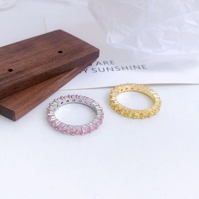 Elegant Matrix Crystal Ring Swarovski Elements - Modern High-End Statement Ring