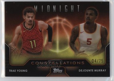 2023-24 Topps Midnight Constellations Dusk /75 Dejounte Murray Trae Young 0b8m