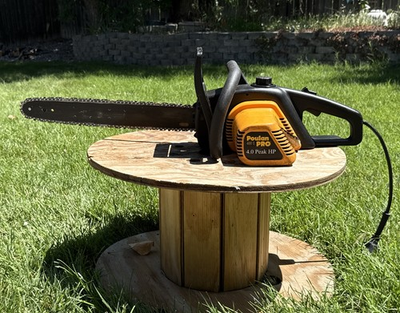 #ad #ad Poulan Pro 400E 4.0 Peak HP Chainsaw Electric For Parts Only $29.96