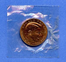 Ronald Reagan President US Let Us Renew 1981 Inauguration 1.25  Medal #56 Sealed